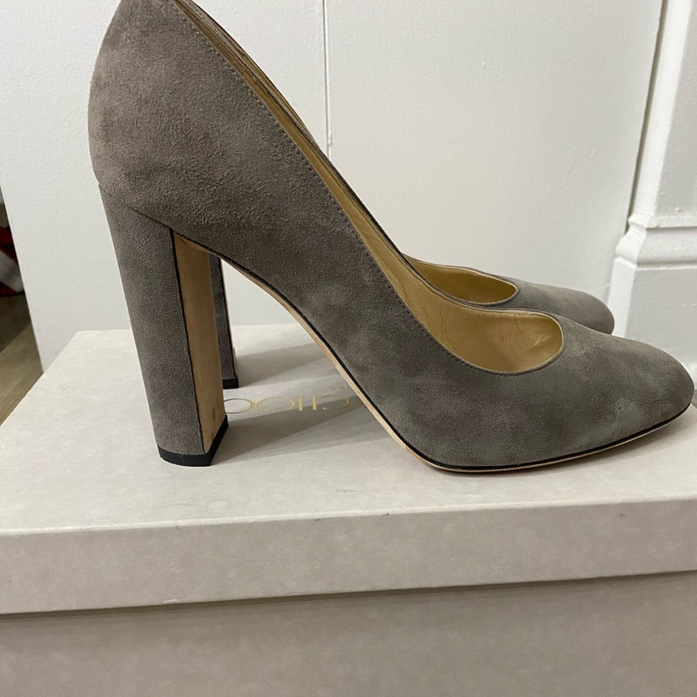 Jimmy Choo Laria 100 suede pumps